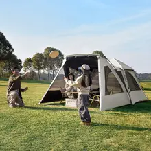 Naturehike 一室一厅公園用テント【アウトドア・速開き・拡張キャノピー付き】
