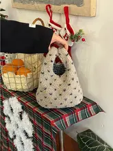 波点デザインの羊羔毛ハンドバッグ【秋冬用・通勤・収納に最適】