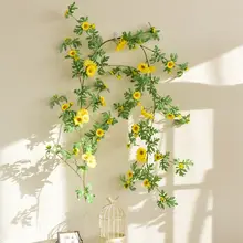 フェイクグリーンつる植物【リビング壁面装飾・エアコンパイプカバー・バルコニー用】