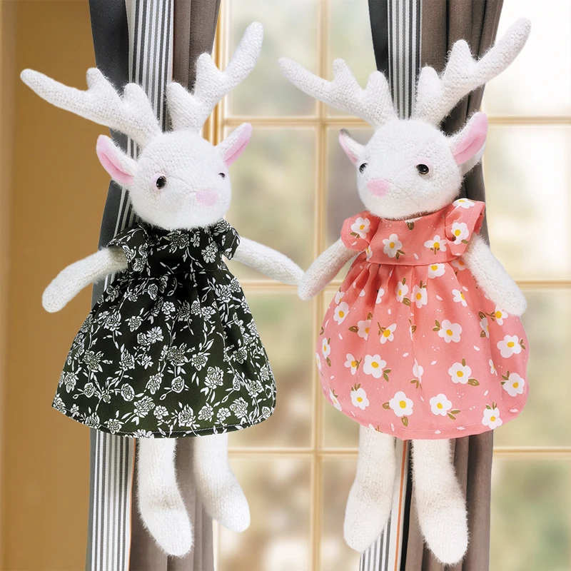 12月の壁面に「かわいい」をどう入れる？子供部屋にぴったりのカートゥーンシカマグネットカーテンクリップの選び方