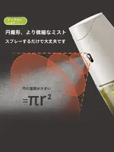 漏れ防止ガラス調味料ボトル【スプレー＆逆さ使用可能・台所用・醤油・酢対応】