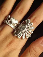 ハート型レースリング【手作り・S925シルバー・重ね付け可能】