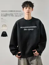 メンズ春秋用ヴィンテージ風ウォッシュグラデーションスウェットシャツ【ラウンドネック・カジュアルデザイン】