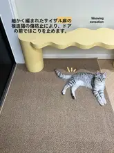 カット可能な玄関マット【合成麻製・家庭用・ドア前用・大サイズ】