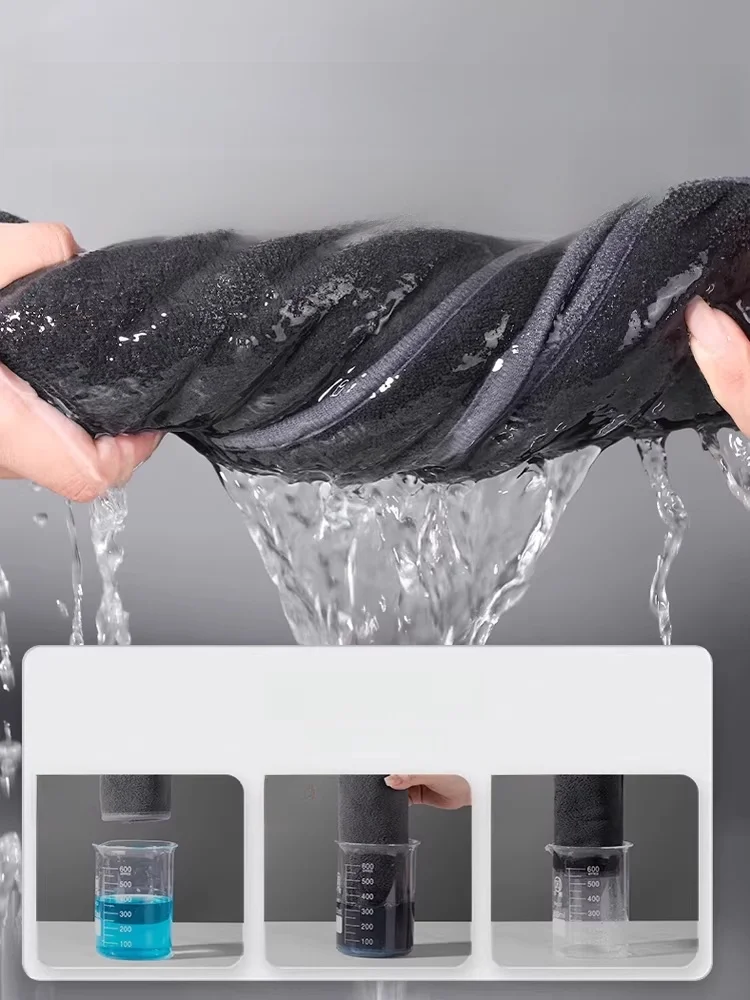 吸水性に優れた掛けられるタオル：厚手・防臭・速乾タイプのキッチン・洗面所用タオル
