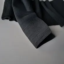 青灰色の幅広リブニットバインディングテープ【エラスティック・不織布・長さ対応】（セットアップ対応）