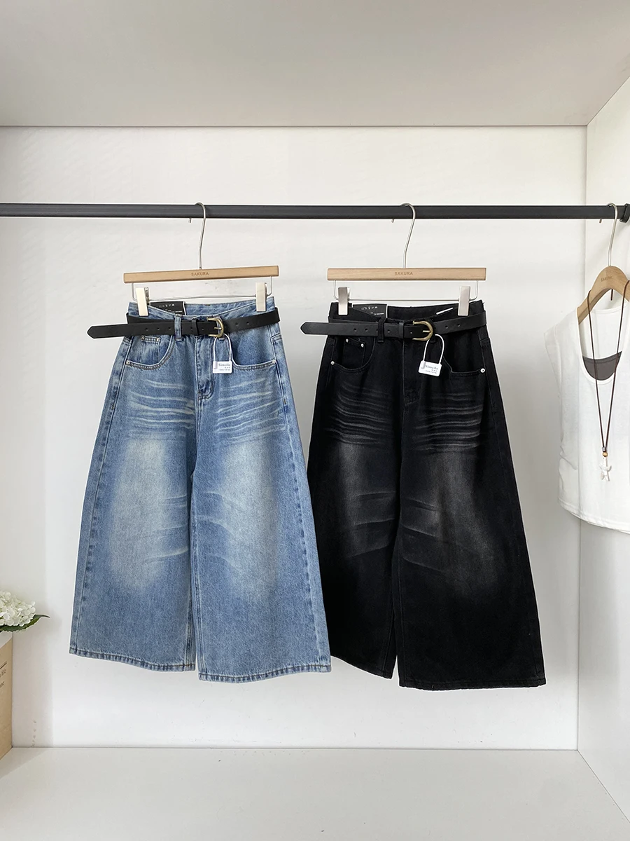 オーバーサイズデニムパンツ：ハイウエスト・通勤風のカジュアルスタイルとは