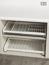 伸縮式のキッチン用水切り皿ラック【穴あけ不要・収納に便利】