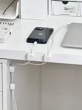 マグネット式ケーブルホルダー【デスク用・壁掛け・スマホ充電ケーブル収納】