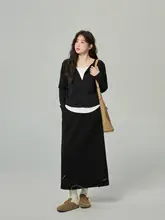 トップス レディース 大きいサイズ ぽっちゃり 春 フェイクレイヤード ジップアップ カーディガン スウェット Tシャツ バイカラー 着痩せ 体型カバー