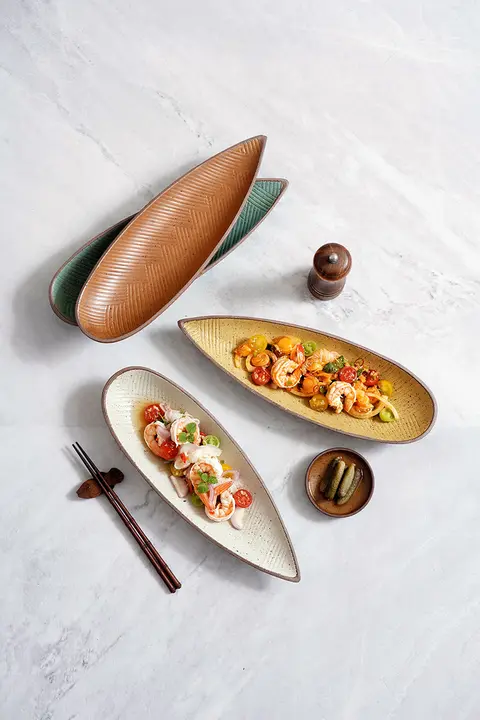 魚皿 食器 家庭用 陶器 ヴィンテージ ラグジュアリー 高美感 精巧 高級