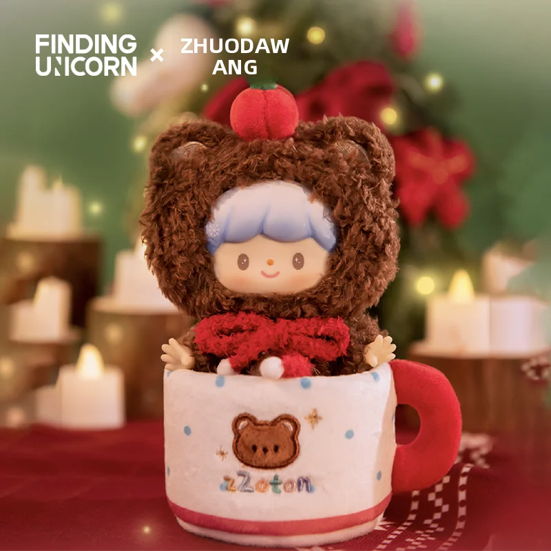 ユニコーンデザインのぬいぐるみ吊り下げカード【冬用・癒し系・かわいい】