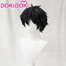 コスプレ用ウィッグ ブラック反翘短髪【崩壊：星穹鉄道・丹恒】