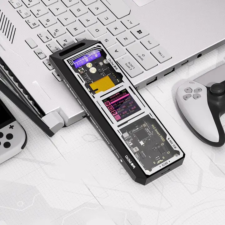 DOCKCASE M.2 NVMe外付けSSDケース【Type-C接続・ポータブル・高速度データ転送】