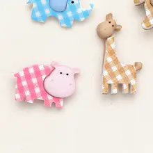 可愛い動物デザインのミニボタン【樹脂製・DIY・ファッションアクセサリー】