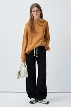 ワイドパンツ レディース 大きいサイズ ぽっちゃり ゴムウエスト カーブシルエット 着回し 秋