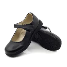 女児用 ブラックレザーシューズ【春秋・ソフトソール・パフォーマンス用・合唱・礼儀・花嫁】