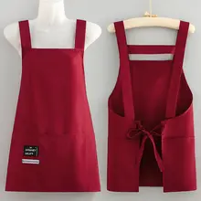 ファッショナブルな防汚キッチンエプロン【短款・防水仕様・家庭用】