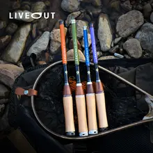 小物釣り竿 延べ竿 軽量 コンパクト 初心者向け アウトドア オイカワ タナゴ ヴィンテージ 「LIVEOUT」