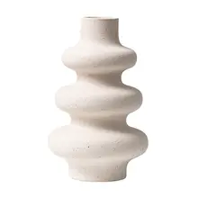 Homeside 素焼きドットデザイン花瓶【水栽培用・北欧スタイル・インテリア装飾】