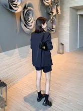 ツートンデザインのフィット春向けジャケット【女性用・カジュアル・スーツスタイル】（セットアップ対応）