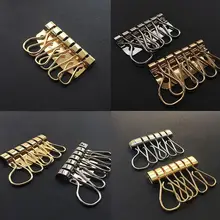 インポートキーリング【6リング・金色・ニッケル色・手作り】