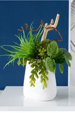 造花の多肉植物テーブルデコレーション【リビング用・小型・インテリアアクセサリー】