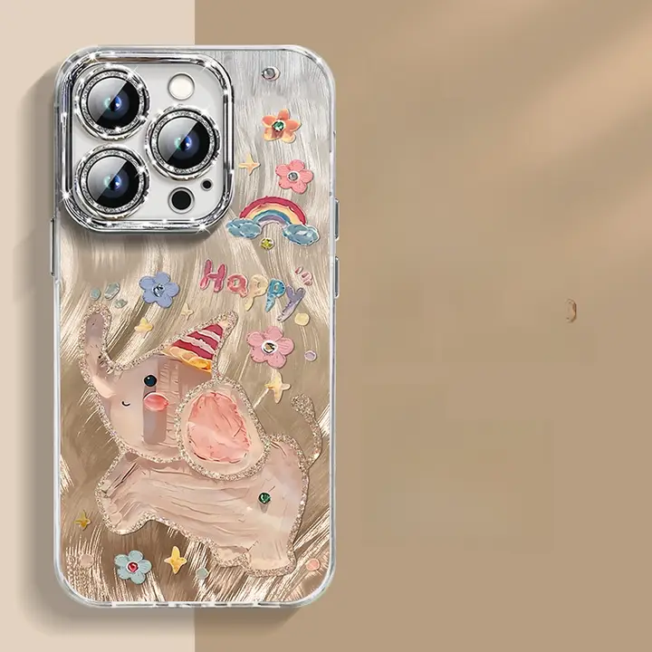 スマホケース 対応iPhone16 iPhone15 背面フラッシュ粉 レンズ保護フィルム 落下防止 シリコン 高級感 創造的