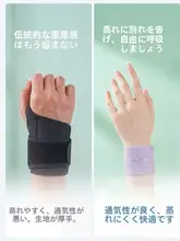 極上の柔らかさの薄型手首サポーター【フィットネス・傷めた手首に対応】