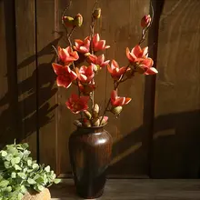 長枝のフェイクフラワー【シルク製・インテリア装飾用】