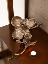 花柄デザインのキャンドルホルダー【ロマンティックな雰囲気・リビングやダイニングテーブル用】