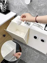 トイレ横壁掛けナプキン収納ボックス【大容量・防水・防塵】