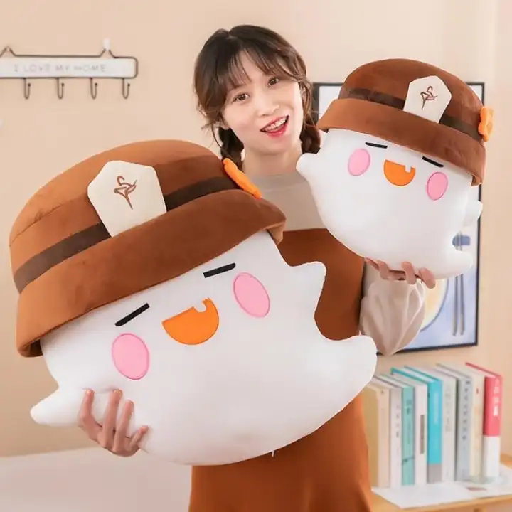 原神 胡桃抱き枕【幽霊デザイン・ふわふわのぬいぐるみ】