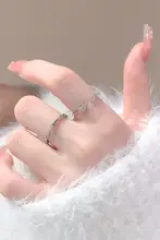ハートデザインのオープンリング【リボン付き・フィンガリング・女性用】