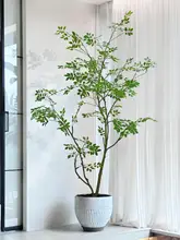 高級デザインのユーカリ風インテリアグリーン【大きめサイズ・リアルな造花】