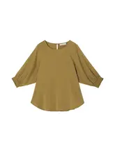 極上の柔らかさダブルジョーシルクブラウス【絹・エレガントデザイン】