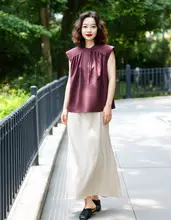 imoko 褶皺入り ショートスカート【米杏色・フィッシュテール・ハイエンド女性デザイン】