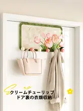 おしゃれな壁掛けフック【穴あけ不要・ナチュラルなデザイン・衣類収納用】