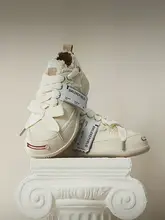 厚底キャンバススニーカー【白色・オープンデザイン・定番スタイル】