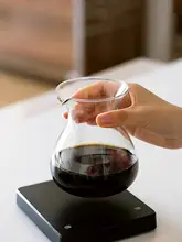 耐熱ガラス製 日本式ハンドドリップコーヒーポット【シェアリングポット・アイスアメリカン・牛乳用・品鑑カップ】
