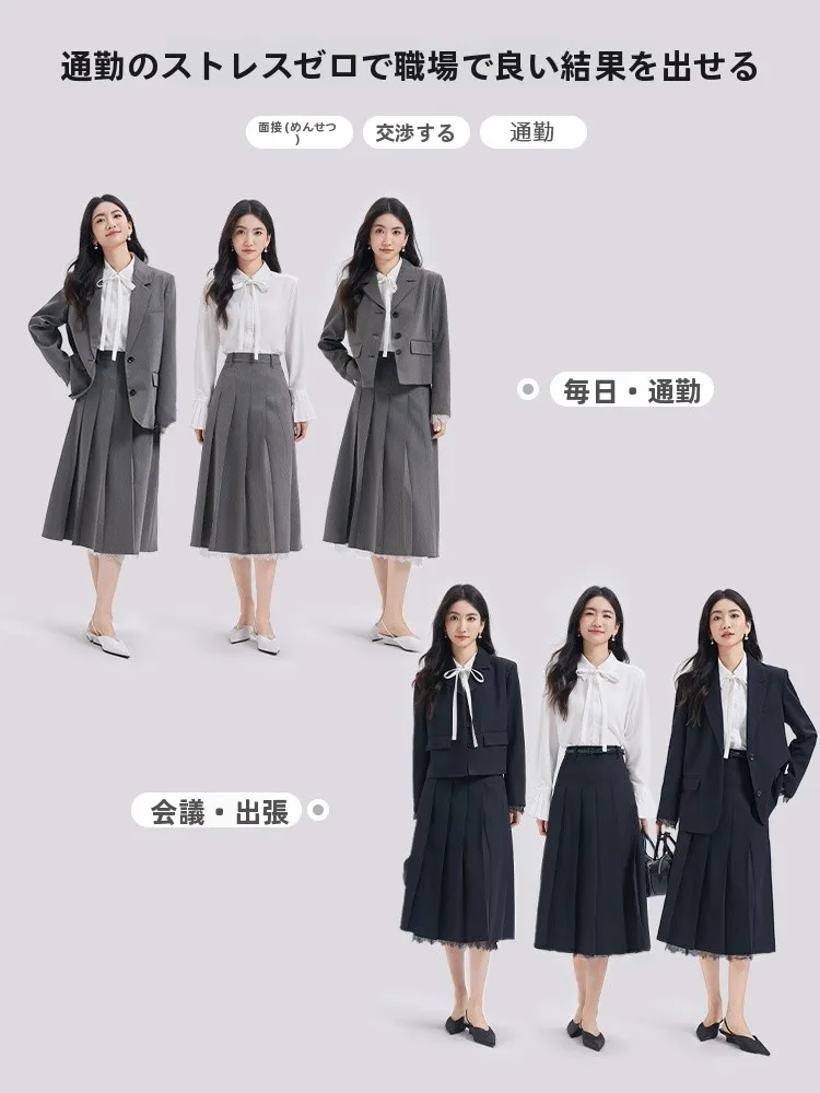 通勤の日常をシンプルに整える、グレーのスーツジャケットは本当に必要？