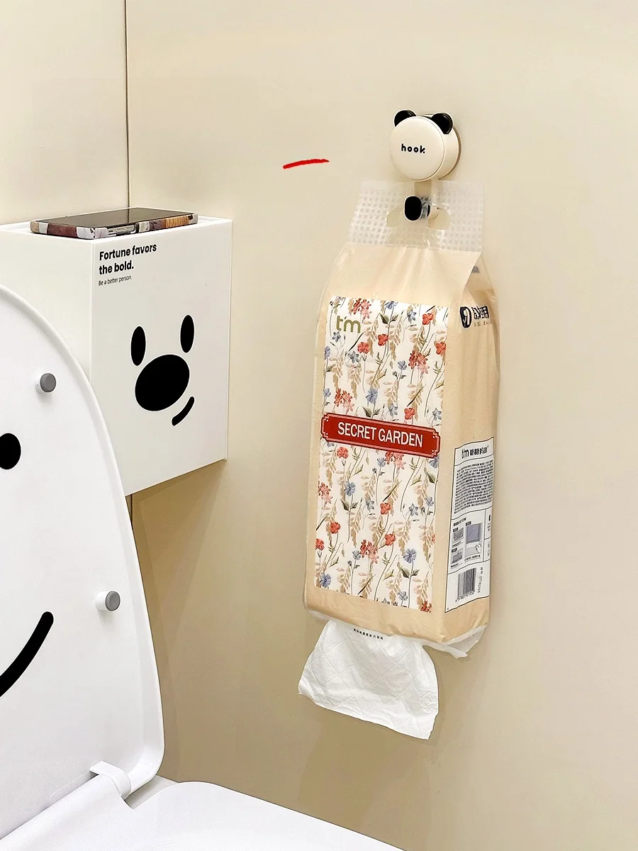 かわいい吸盤式ペーパータオルハンガー：バスルーム収納の便利さとデザインのバランス