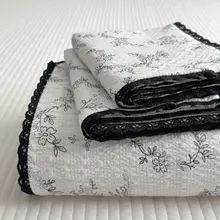 夏用パフ生地寝具セット【シングル＆ダブル対応・洗える・家庭用】（セットアップ対応）
