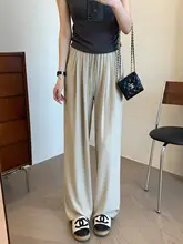 涼しさと快適さを兼ね備えたワイドレッグパンツ【フィット・直筒・夏用】