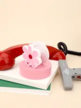 スマホリング 鏡付き マグネット式 木目調 花柄 キュート 「OuliOuli」