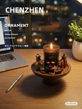 コーヒーアロマ玄関装飾オブジェ【デスクトップ用・雰囲気作り・ギフトに最適】