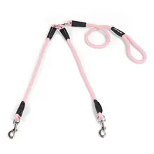 二頭用 ダブルヘッドリード【中小型犬用・絡まり防止・お散歩用】（セットアップ対応）