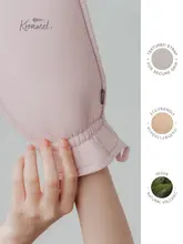 極上の柔らかさ！女性用 バスボディタオル【背中用・皮膚に優しい・強力マッサージ】