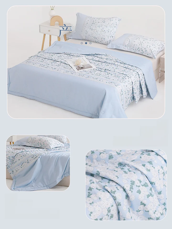 夏用寝具 シングル ダブル 純綿 薄型 家庭用 エアコン用