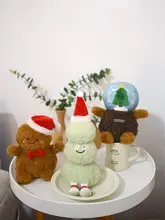 かわいいクリスマスツリーのぬいぐるみ人形【ジンジャーブレッドマン・スノーマン・クリスマスデコレーション用】